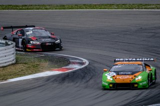#63 GRT Grasser Racing Team AUT Lamborghini Huracan GT3 - Mirko Bortolotti ITA Christian Engelhart DEU, Race 1

