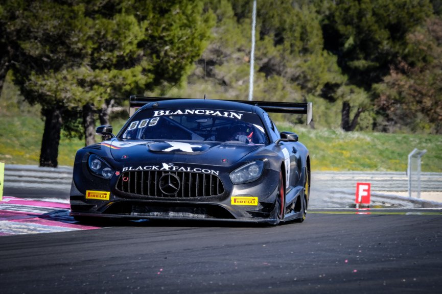 #4 Black Falcon (DEU) Mercedes-AMG GT3 Maro Engel DEU Yelmer Buurman GBR Luca Stolz DEU     -
