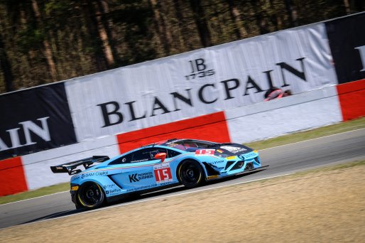 #15 Boutsen Ginion Racing BEL Lamborghini Gallardo R-EX Am Cup Claude-Yves Gosselin FRA Pierre Feligioni FRA, Free Practice 2
 | SRO / Dirk Bogaerts Photography