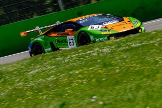 #63 GRT Grasser Racing Team AUT Lamborghini Huracan GT3 - Andrea Caldarelli ITA Christian Engelhart DEU Mirko Bortolotti ITA, Free Practice
