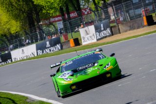 #82 GRT Grasser Racing Team AUT Lamborghini Huracan GT3 - Loris Hezemans NDL Franck Perera FRA, Free Practice 2
