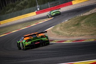 #19 GRT Grasser Racing Team AUT Lamborghini Huracan GT3 2019 Arno Santamato FRA Gerhard Tweraser AUT Lucas Mauron CHE Andrea Amici ITA Silver Cup, Free Practice
