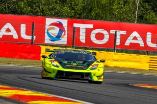 #77 Barwell Motorsport GBR Lamborghini Huracan GT3 2019 Adrian Amstutz CHE Leo Matchiski RUS Richard Abra GBR Patrick Kujala FIN AM Cup, Free Practice 1
