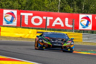 #555 Orange 1 FFF Racing Team CHN Lamborghini Huracan GT3 2019 Michele Beretta ITA Taylor Proto USA Diego Menchaca MEX Giacomo Altoè ITA Silver Cup, Free Practice 1
