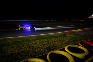 #555 Orange 1 FFF Racing Team CHN Lamborghini Huracan GT3 2019 Michele Beretta ITA Taylor Proto USA Diego Menchaca MEX Giacomo Altoè ITA Silver Cup, Night Practice
