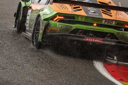 #63 GRT Grasser Racing Team AUT Lamborghini Huracan GT3 2019 - - Mirko Bortolotti ITA Christian Engelhart DEU Rolf Ineichen DEU -, Race
 | SRO / Kevin Pecks-1VIER