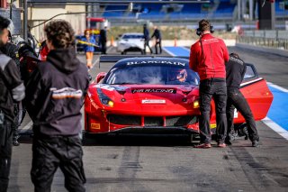 #444 HB Racing  AUT Ferrari 488 GT3, Pitlane