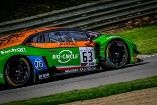 #63 GRT Grasser Racing Team AUT Lamborghini Huracan GT3 2019 Mirko Bortolotti ITA Christian Engelhart DEU -, Free Practice 1
