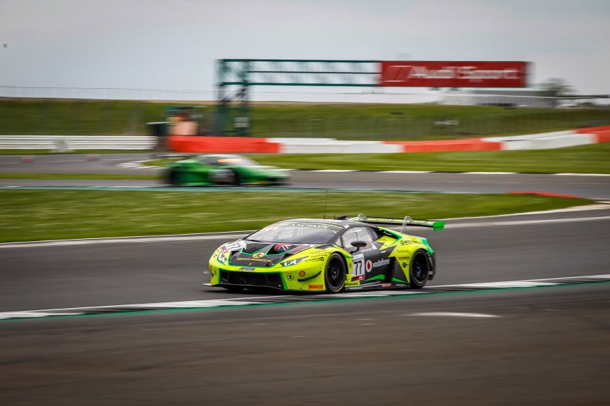 #77 Barwell Motorsport GBR Lamborghini Huracan GT3 2019 Adrian Amstutz CHE Leo Machitski RUS Miguel Ramos PRT AM Cup, Bronze Test

