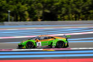 #19 GRT Grasser Racing Team AUT Lamborghini Huracan GT3 2019 Lucas Mauron CHE Gerhard Tweraser AUT Arno Santamato FRA Silver Cup, Free Practice
