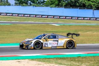 #24 Sainteloc Racing FRA Audi R8 LMS GT3 2019 Nyls Stievenart FRA Stéphane Ortelli MCO Pro-Am Cup, Free Practice 1
