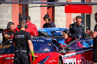#444 HB Racing AUT Ferrari 488 GT3, Pitlane
