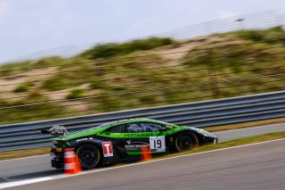 #19 GRT Grasser Racing Team AUT Lamborghini Huracan GT3 2019 Rolf Ineichen CHE Michele Beretta ITA Nick Foster Silver Cup, Free Practice 1
