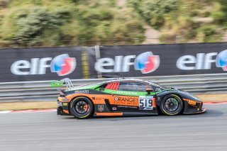 #519 Orange 1 FFF Racing Team CHN Lamborghini Huracan GT3 2019 Hiroshi Hamaguchi JPN Phil Keen GBR Pro-Am Cup, Free Practice 1
