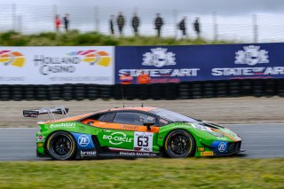 #63 GRT Grasser Racing Team AUT Lamborghini Huracan GT3 2019 Mirko Bortolotti ITA Christian Engelhart DEU -, Race 2
