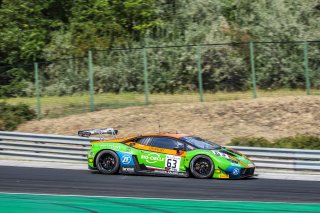 #63 GRT Grasser Racing Team AUT Lamborghini Huracan GT3 2019 Mirko Bortolotti ITA Christian Engelhart DEU -, Free Practice 1
