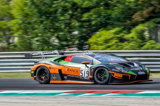#519 Orange 1 FFF Racing Team CHN Lamborghini Huracan GT3 2019 Hiroshi Hamaguchi JPN Phil Keen GBR Pro-Am Cup, Free Practice 1
