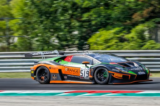#519 Orange 1 FFF Racing Team CHN Lamborghini Huracan GT3 2019 Hiroshi Hamaguchi JPN Phil Keen GBR Pro-Am Cup, Free Practice 1
 | SRO / Patrick Hecq Photography