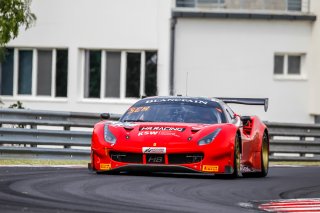 #444 HB Racing AUT Ferrari 488 GT3 Florian Scholze DEU Wolfgang Triller DEU Am Cup, Free Practice 1
