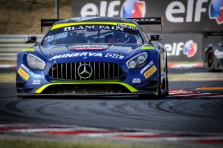#87 Akka ASP Team FRA Mercedes-AMG GT3 Jean-Luc Beaubelique FRA Jim Pla FRA Pro-Am Cup, Free Practice 2
