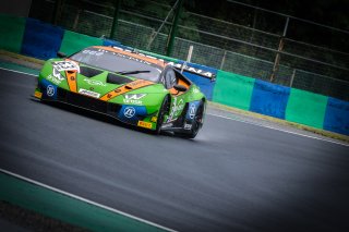 #63 GRT Grasser Racing Team AUT Lamborghini Huracan GT3 2019 Mirko Bortolotti ITA Christian Engelhart DEU -, Race 1
