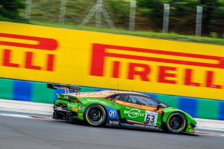 #63 GRT Grasser Racing Team AUT Lamborghini Huracan GT3 2019 Mirko Bortolotti ITA Christian Engelhart DEU -, Race 2

