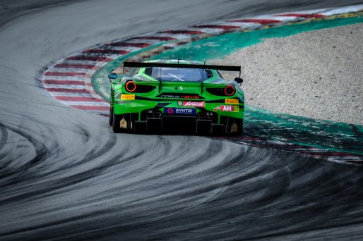 #33 Rinaldi Racing DEU Ferrari 488 GT3 Manuel Lauck DEU Christian Hook DEU Steve Parrow DEU Am Cup, Friday Sessions
 | SRO / Dirk Bogaerts Photography