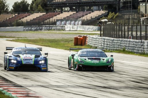 #333 Rinaldi Racing DEU Ferrari 488 GT3 Rinat Salikhov RUS Denis Bulatov RUS David Perel ZAF Silver Cup, #97 Oman Racing with TF Sport OMN Aston Martin Vantage AMR GT3 Salih Yoluc TRK Ahmad Al Harthy OMN Charlie Eastwood IRL Pro-Am Cup, Pre-Qualifying
 | SRO / Patrick Hecq Photography