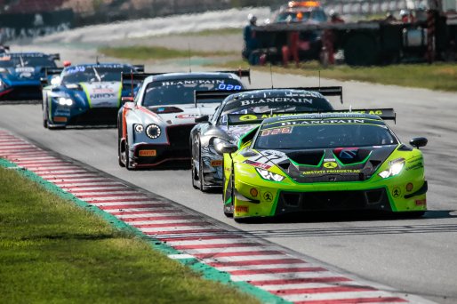 #77 Barwell Motorsport GBR Lamborghini Huracan GT3 2019 Adrian Amstutz CHE Leo Machitski RUS Miguel Ramos PRT Am Cup, Race
 | SRO / Patrick Hecq Photography