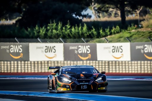 #19 Orange 1 FFF Racing Team CHN Lamborghini Huracan GT3 Evo Pro-Am Cup Elia Erhart DEU Hiroshi Hamaguchi JPN Phil Keen GBR, Free Practice
 | SRO / Patrick Hecq Photography