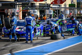 #14 Emil Frey Racing CHE Lamborghini Huracan GT3 Evo - Norbert Siedler AUT Mikäel Grenier CAN Ricardo Feller CHE, Pitlane, Pre-Qualifying
