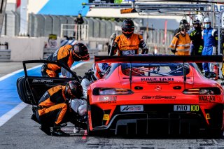 #100 GetSpeed DEU Mercedes-AMG GT3 - Yelmer Buurman NDL Fabian Schiller DEU Alessio Lorandi ITA, Pitlane, Pre-Qualifying
