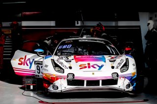 #93 SKY - Tempesta Racing GBR Ferrari 488 GT3 Pro-Am Cup Chris Froggatt GBR Jonathan Hui HKG Eddie Cheever ITA, Pitlane, Pre-Qualifiying
