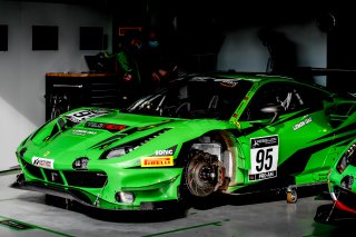 #95 Rinaldi Racing DEU Ferrari 488 GT3 Pro-Am Cup Christian Hook DEU Manuel Lauck DEU David Perel ZAF, Pitlane, Pre-Qualifiying
