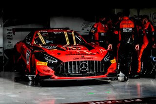 #100 GetSpeed DEU Mercedes-AMG GT3 - Yelmer Buurman NDL Fabian Schiller DEU Alessio Lorandi ITA, Pitlane, Pre-Qualifiying
