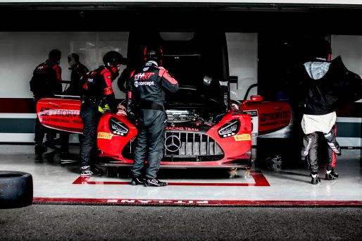 #5 HRT DEU Mercedes-AMG GT3 Silver Cup Michele Beretta ITA Hubert Haupt DEU Sergey Afanasiev RUS, Pitlane, Pre-Qualifiying
 | SRO / Patrick Hecq Photography