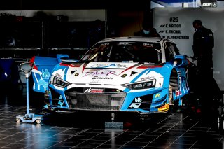 #26 Sainteloc Racing FRA Audi R8 LMS GT3 Am Cup Christophe Hamon FRA Michael Blanchemain FRA Fabien Michal FRA, Pitlane, Pre-Qualifiying
