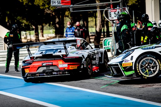 #56 Dinamic Motorsport ITA Porsche 911 GT3-R (991.II) Silver Cup Mikkel O. Pedersen DNK Andrea Rizzoli ITA Adrien de Leener BEL, Pitlane, Pre-Qualifiying
 | SRO / Patrick Hecq Photography