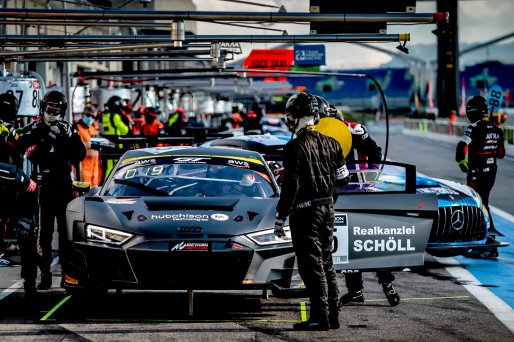 #55 Attempto Racing DEU Audi R8 LMS GT3 Silver Cup Alex Aka DEU Nicolas  Schöll AUT Finlay Hutchison GBR, Pitlane, Pre-Qualifiying
 | SRO / Patrick Hecq Photography
