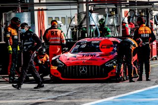 #100 GetSpeed DEU Mercedes-AMG GT3 - Yelmer Buurman NDL Fabian Schiller DEU Alessio Lorandi ITA, Pitlane, Pre-Qualifiying
