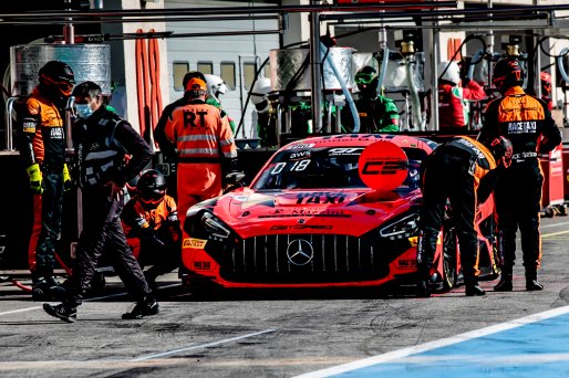 #100 GetSpeed DEU Mercedes-AMG GT3 - Yelmer Buurman NDL Fabian Schiller DEU Alessio Lorandi ITA, Pitlane, Pre-Qualifiying
 | SRO / Patrick Hecq Photography