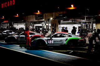 #12 GPX Racing UAE Porsche 911 GT3-R (991.II) - Matt Campbell AUS Patrick Pilet FRA Mathieu Jaminet FRA, Pitlane, Qualifying
