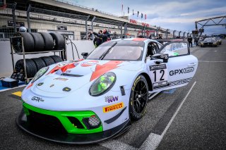 #12 GPX Racing UAE Porsche 911 GT3-R (991.II) - Matt Campbell AUS Patrick Pilet FRA Mathieu Jaminet FRA, Gridwalk, Race
