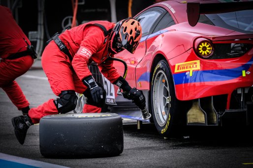 #52 AF Corse ITA Ferrari 488 GT3 Pro-Am Cup Lorenzo Bontempelli ITA Louis Machiels BEL Maurizio Mediani ITA, Pitlane, Race
 | SRO / Dirk Bogaerts Photography