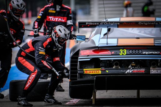#33 Belgian Audi Club Team WRT BEL Audi R8 LMS GT3 Silver Cup Rik Breukers NDL Stuart Hall GBR Benjamin Goethe DNK, Pitlane, Race
 | SRO / Dirk Bogaerts Photography