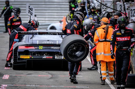 #32 Belgian Audi Club Team WRT BEL Audi R8 LMS GT3 - Dries Vanthoor BEL Christopher Mies DEU Charles Weerts BEL, Pitlane, Race
 | SRO / Dirk Bogaerts Photography
