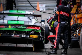 #31 Belgian Audi Club Team WRT BEL Audi R8 LMS GT3 - Kelvin van der Linde ZAF Rolf Ineichen CHE Mirko Bortolotti ITA, Pitlane, Race
