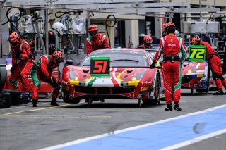 #51 AF Corse ITA Ferrari 488 GT3 - Alessandro Pier Guidi ITA Tom Blomqvist GBR Côme Ledogar FRA, Pitlane, Race
