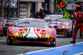 #51 AF Corse ITA Ferrari 488 GT3 - Alessandro Pier Guidi ITA Tom Blomqvist GBR Côme Ledogar FRA, Pitlane, Race

