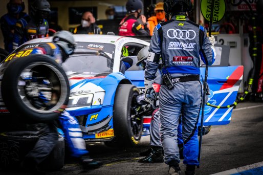 #26 Sainteloc Racing FRA Audi R8 LMS GT3 Am Cup Christophe Hamon FRA Michael Blanchemain FRA Fabien Michal FRA, Pitlane, Race
 | SRO / Dirk Bogaerts Photography